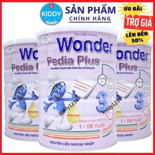 Sữa Wonder Pedia Plus dành cho trẻ biếng ăn, chậm tăng cân, suy dinh dưỡng 900G (date luôn mới)