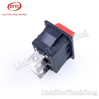 Bộ 10 Chiếc Công Tắc KCD1 3P 6A 250V 3 Chân, 2 Trạng Thái, Màu Đen Đỏ