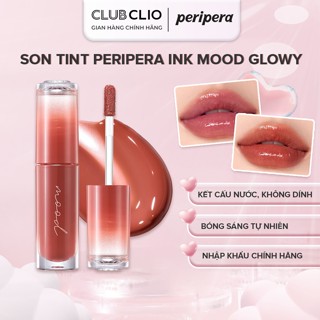 Son Tint Bóng Peripera Ink Mood Glowy Tint 4g / 0.14oz Căng Bóng Rạng Rỡ Hàng Chính Hãng PESINKGLOWY