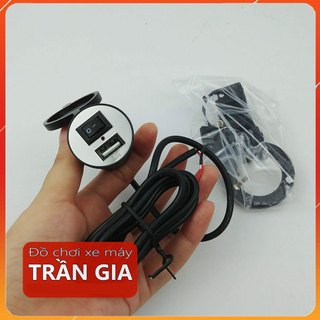  Sạc pin điên thoại gắn xe máy Vision AB Airblade Sh Mode Lead Vario Grande Janus Wave Sirius Winner Exciter,... 