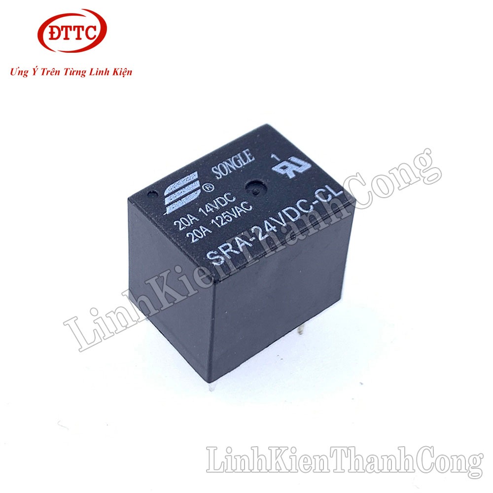 Bộ 5 Chiếc Relay SRA-24VDC-CL 24V 20A 5 Chân