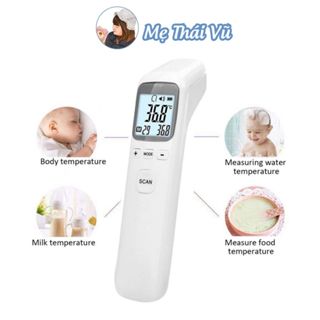 Nhiệt kế điện tử hồng ngoại cảm ứng đo trán đa năng Mẹ Thái Vũ