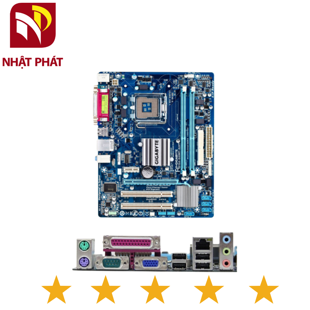 MainBoard Gigabyte P41T D3 Socket 775 chữa cháy, tặng Cpu Co2 E7500