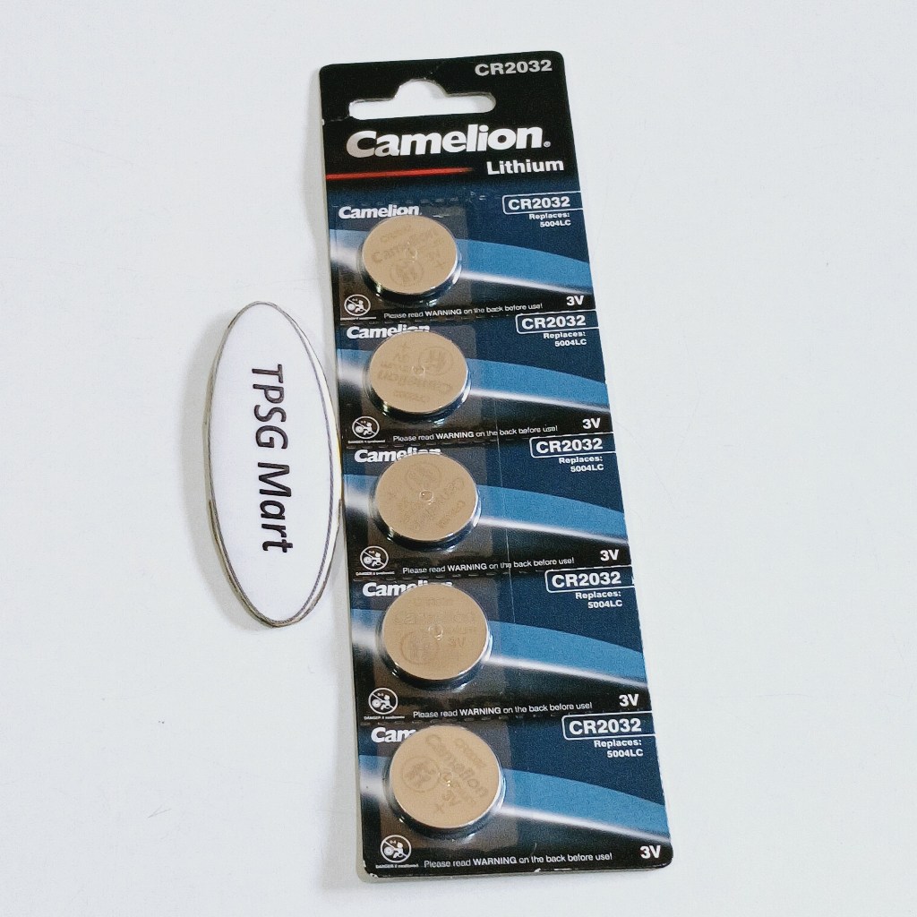 Pin CR2032, 2032 - 3V, DL2032, KL2032, 5004LC, SB-T15, L2032 / Pin cmos 2032 Camelion chính hãng