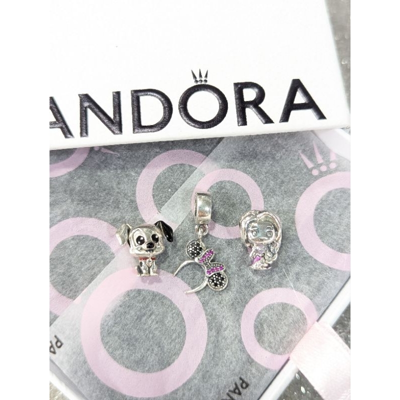 Charm Băng Đô Mickey bạc s925