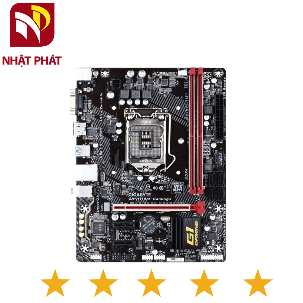 MainBoard Gigabyte H110M Gaming 3 đẹp keng