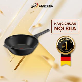 Chảo đúc cao cấp sâu lòng Tefal Robusto có miệng rót 28cm E2491944 Nội Địa Đức truyền nhiệt hiệu quả GermanySnT 90226