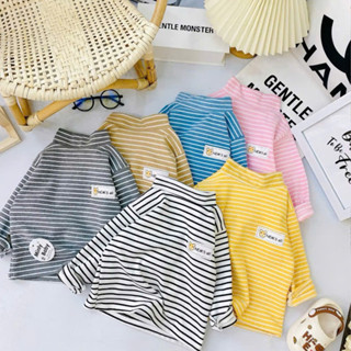 Áo giữ nhiệt cho bé, áo lót lông cổ cao 3cm dày ấm bé trai bé gái (size 6-16kg)