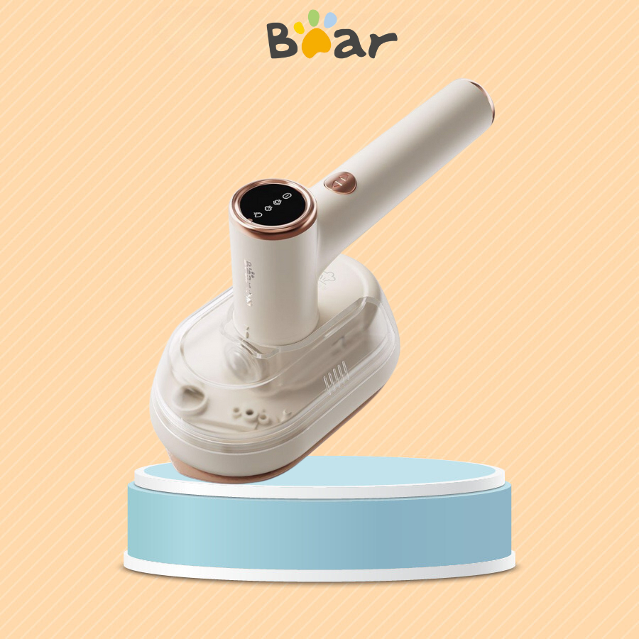 Bàn ủi hơi nước cầm tay mini Bear GTJ-A12Z2, 1200W, Ủi khô/nước, Chế độ vệ sinh tự động, BH 18 Tháng