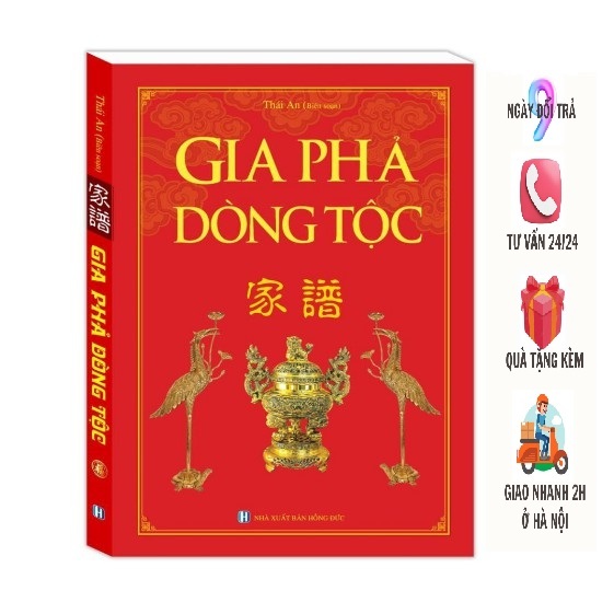 Sách Gia phả dòng tộc (bìa cứng)