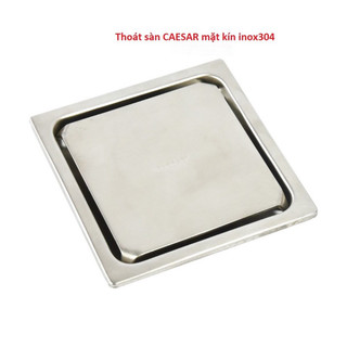 Thoát sàn Caesar chống mùi hôi mặt Inox 304 kín, phễu thoát nước Caesar