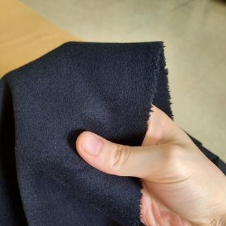 Vải dạ đen - Xanh đen - May vest, măng tô, áo khoác...