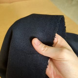 Vải dạ đen - Xanh đen - May vest, măng tô, áo khoác...