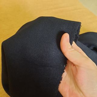 Vải dạ đen - Xanh đen - May vest, măng tô, áo khoác...