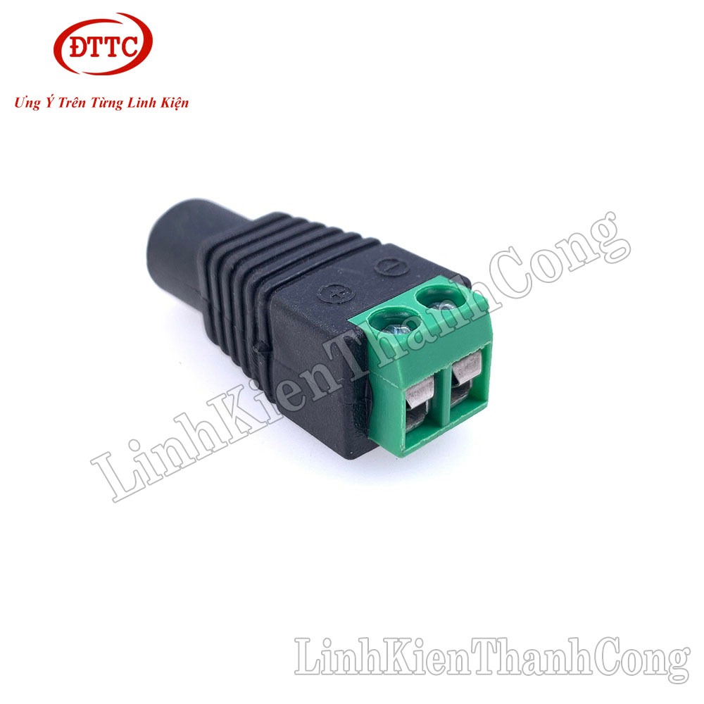 Bộ 10 Chiếc Giắc DC Cái Vặn Ốc 5.5x2.1mm