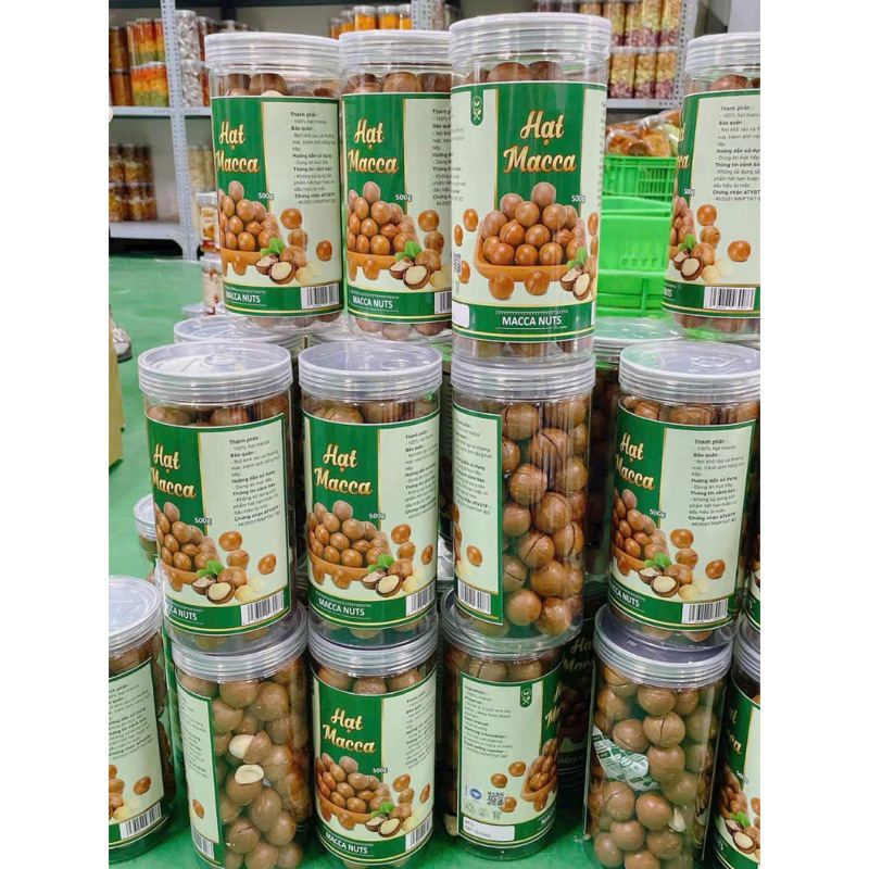 Hạt Macca Tây Nguyên NTFood hũ 500gr / 300gr