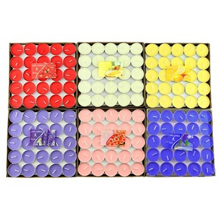 Nến viên,Nến Tealing 2h,4h [50-100 viên]không khói,thơm nhiều màu [vàng,đỏ,trắng,xanh lam,xanh lá,tím,đen]