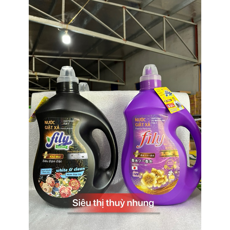  Nước giặt xả hương nước hoa pháp 5in1 Fily can 3,5kg 