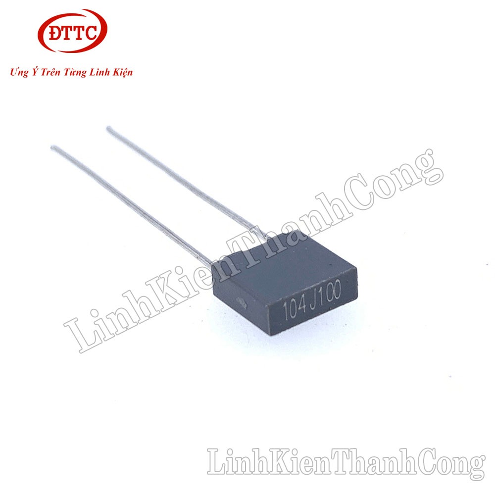 Bộ 20 Chiếc Tụ 0.1uF 104J 100V Xám 5mm