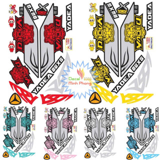 Tem dán xe điện X men mẫu hổ Yadea hàng nội địa Trung bản tiêu chuẩn