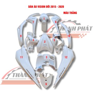 DÀN ÁO VISION TRẮNG XÀI CHUNG TỪ ĐỜI 2015,2016,2017,2018,2019,2020 ZIN HÃNG (CÓ BÁN LẺ)
