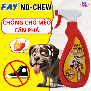 Chống Cắn Phá FAY NO-CHEW – Ngăn Chó Mèo Cắn, Cào, Phá Đồ Dùng, Nội Thất - 300ml