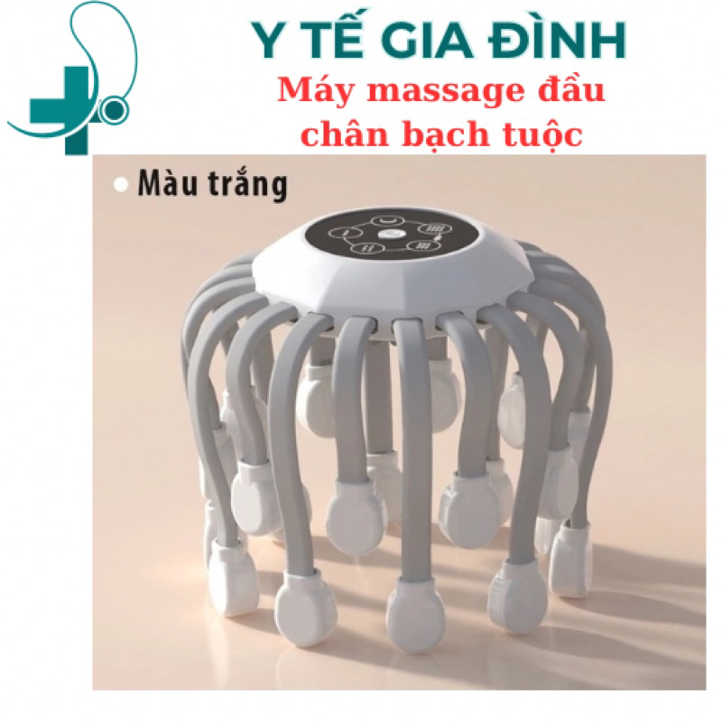 Máy massage đầu chân bạch tuộc massage rung thư giãn có kết nối bluetooth phát nhạc