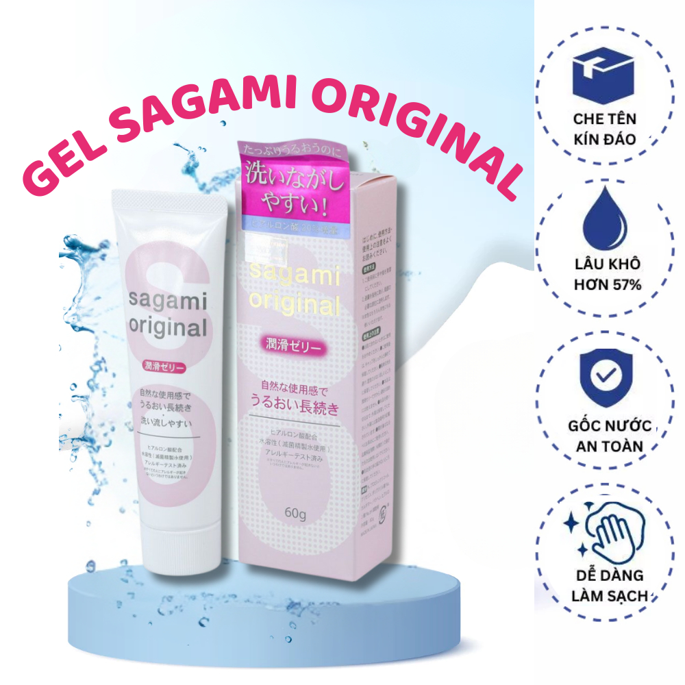 Gel bôi trơn Sagami Original - 60g chính hãng