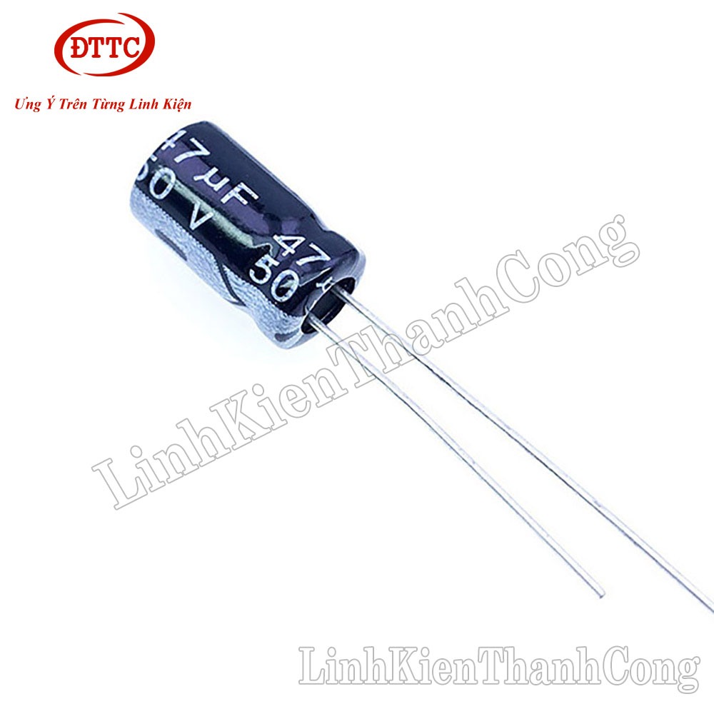 Bộ 50 Chiếc Tụ 47uF 50V (6x12mm)