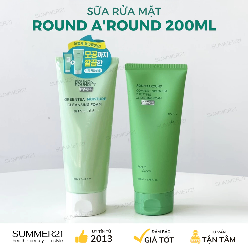 Sữa rửa mặt ROUND A'ROUND 200ML