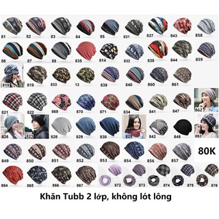 Khăn Tubb 2 lớp đa năng dày dặn giữ ấm