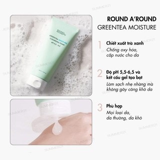 Sữa rửa mặt ROUND A'ROUND 200ML