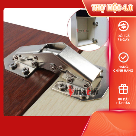 BẢN LỀ NẮP BẬT THÉP- BẢN LỀ NẮP BẬT GIẢM CHẤN LÀM TỪ THÉP ( CÁI )