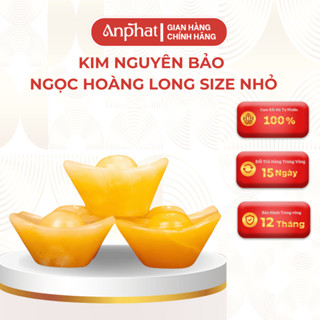 Thỏi Vàng Đá Ngọc Hoàng Long An Phát Size Nhỏ - Thỏi Vàng Phong Thủy- Kim Nguyên Bảo Ngọc Hoàng Long