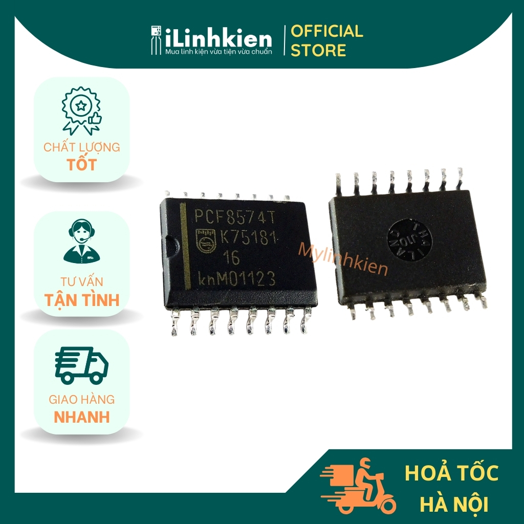 Ic chức năng PCF8574 SOP-16 chính hãng TI