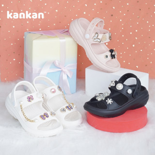 Dép quai hậu cho bé gái KanKanStore xăng đan sandal trẻ em nhẹ êm chân KA059