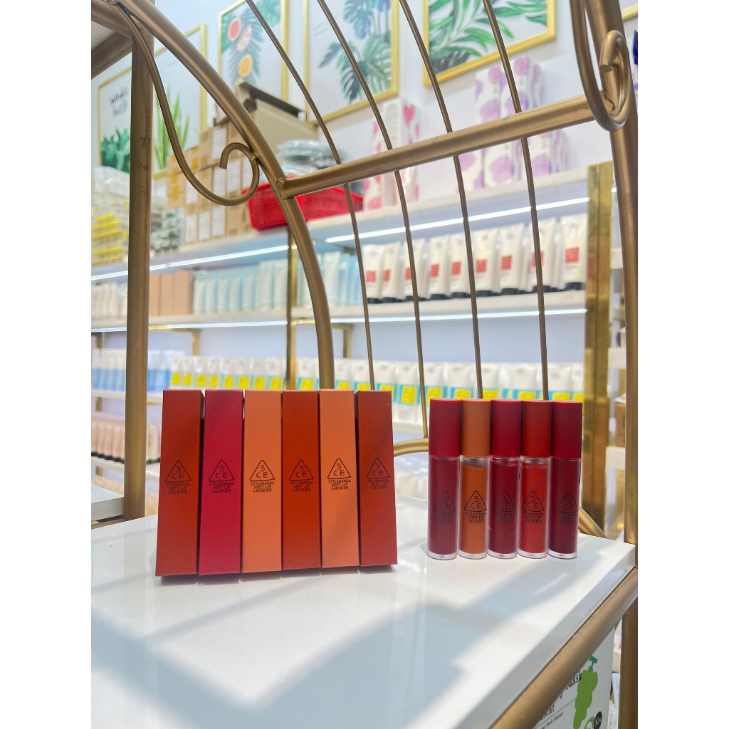 (CÓ BILL) Son Kem Lì 3CE Soft Lip Lacquer 6g