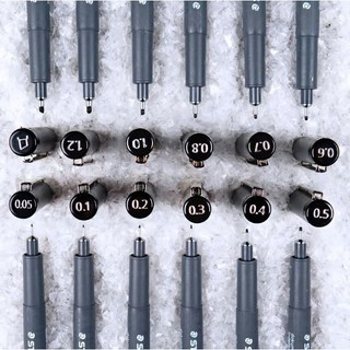 Bút lông kim Staedtler Pigment Liner 308-màu đen