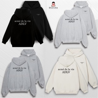 Áo khoác hoodie nam nữ ADLV in chữ Basic NỈ BÔNG mềm dày dặn Nón 2 lớp Full Tag Mạc