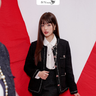 Áo Tweed Caily nữ IVY moda MS 70M8572