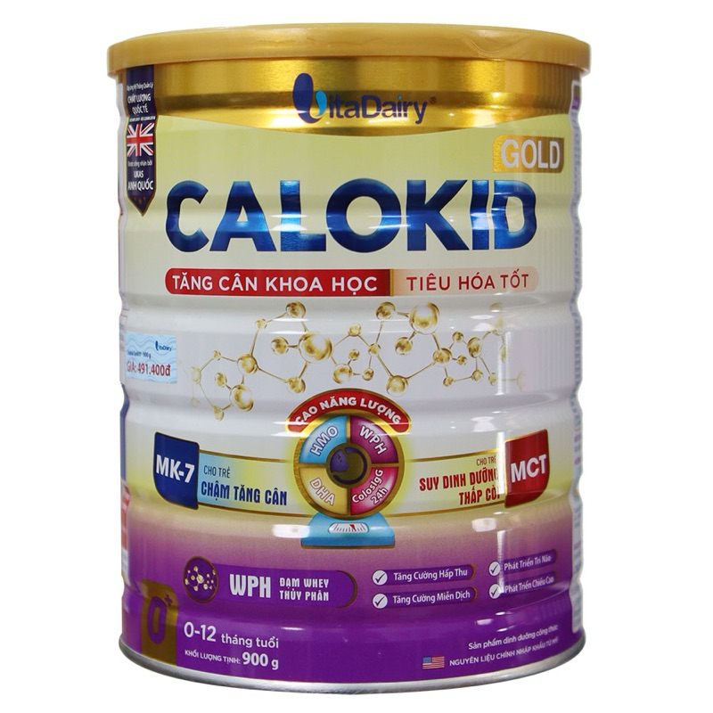 Sữa bột Calokid 0+ lon 900g