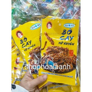  sỉ 1 bịch 30 gói snack bò cay tứ xuyên 