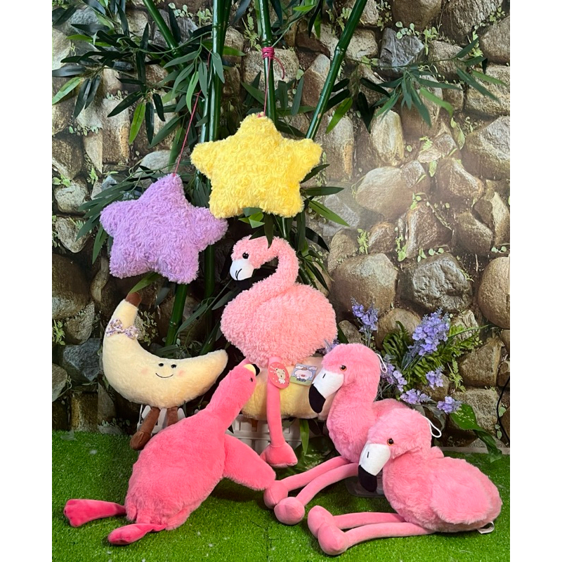 đồ chơi gấu bông hồng hạc- vịt hồng