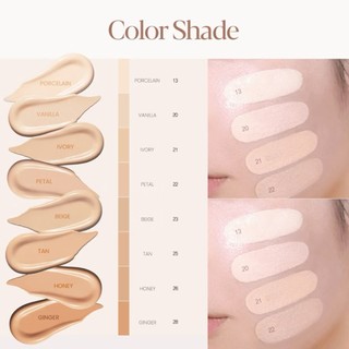 Set Phấn nước AESPA Be-Glow Cushion ESPOIR (kèm Refill + minisize)