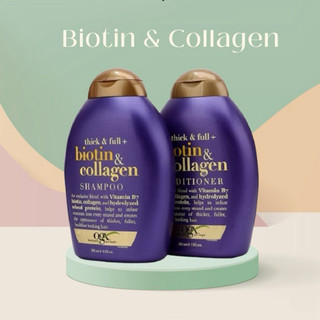 Dầu gội xả Biotin & Collagen OGX 385ml