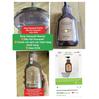 [CHÍNH HÃNG-Date 2026] DẦU GỘI HANAYUKI SHAMPOO- 300ML
