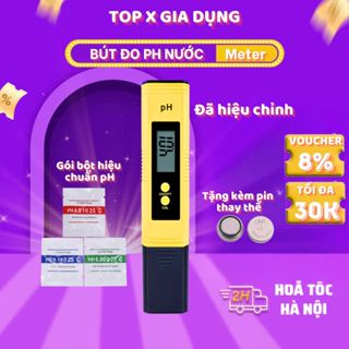 Bút đo độ pH cho nước Meter đã hiệu chỉnh. Thiết bị kiểm tra chất lượng nước (hàng xuất Âu Mỹ)