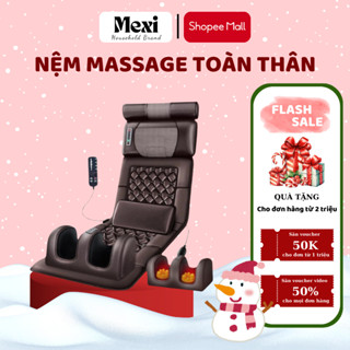 Nệm massage toàn thân MEXI, thảm massage lưng, cổ vai gáy kèm mát xa chân 12 điểm có thể gấp gọn