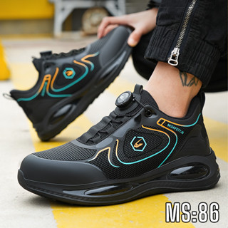 Giày bảo hộ khóa vặn 9KSafety chống đinh, chống dập ngón, chống trơn trượt, chống nước cao cấp