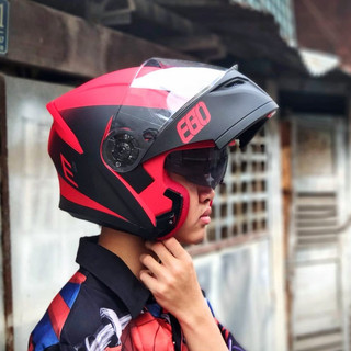 Mũ Bảo Hiểm Nguyên Đầu Lật Hàm EGO E-9 - Biker Sài Gòn